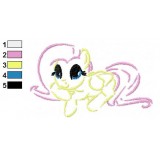 Fluttershy My Little Pony Embroidery Design
